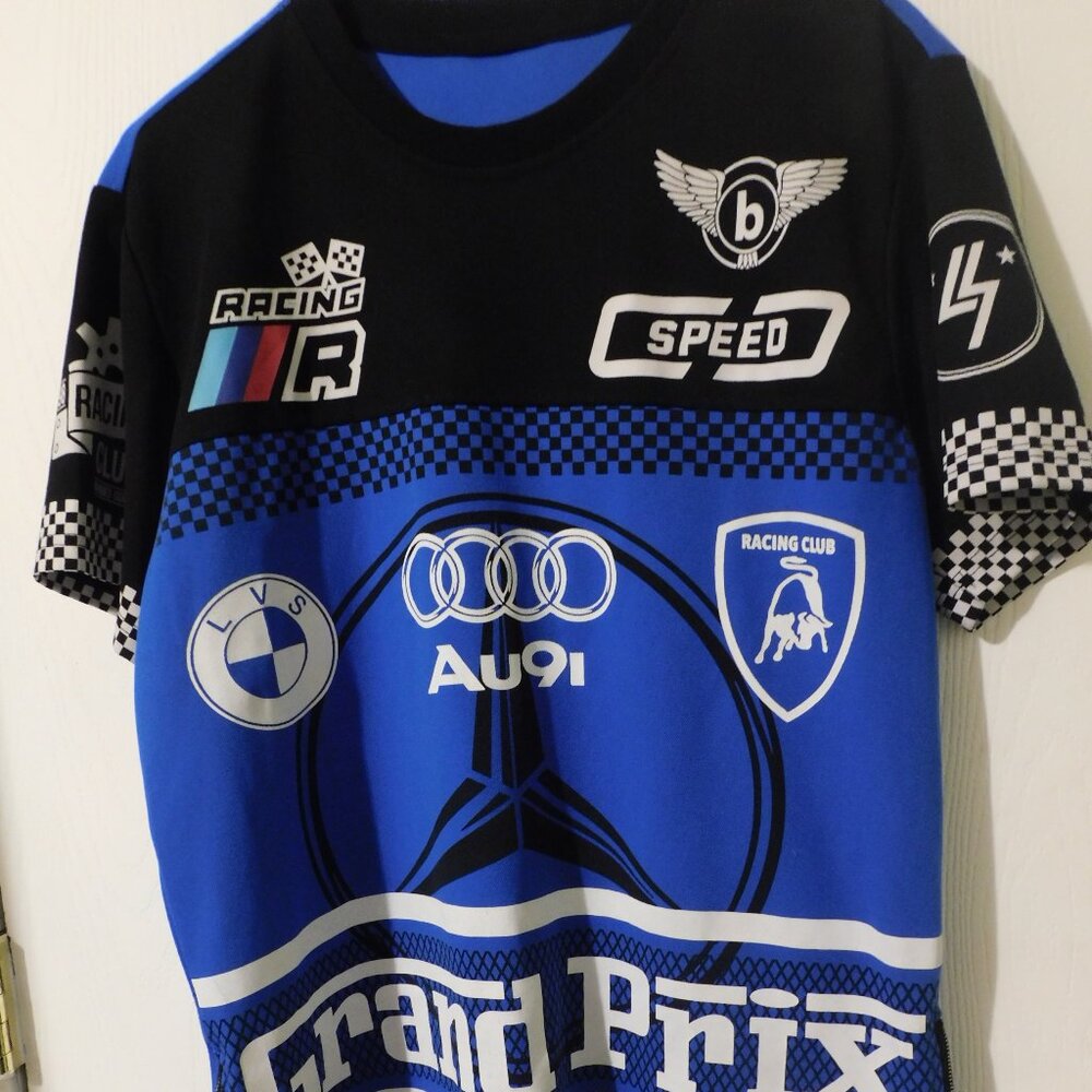 Mens Lavesh Society Gran Prix Shirt  Sz  L